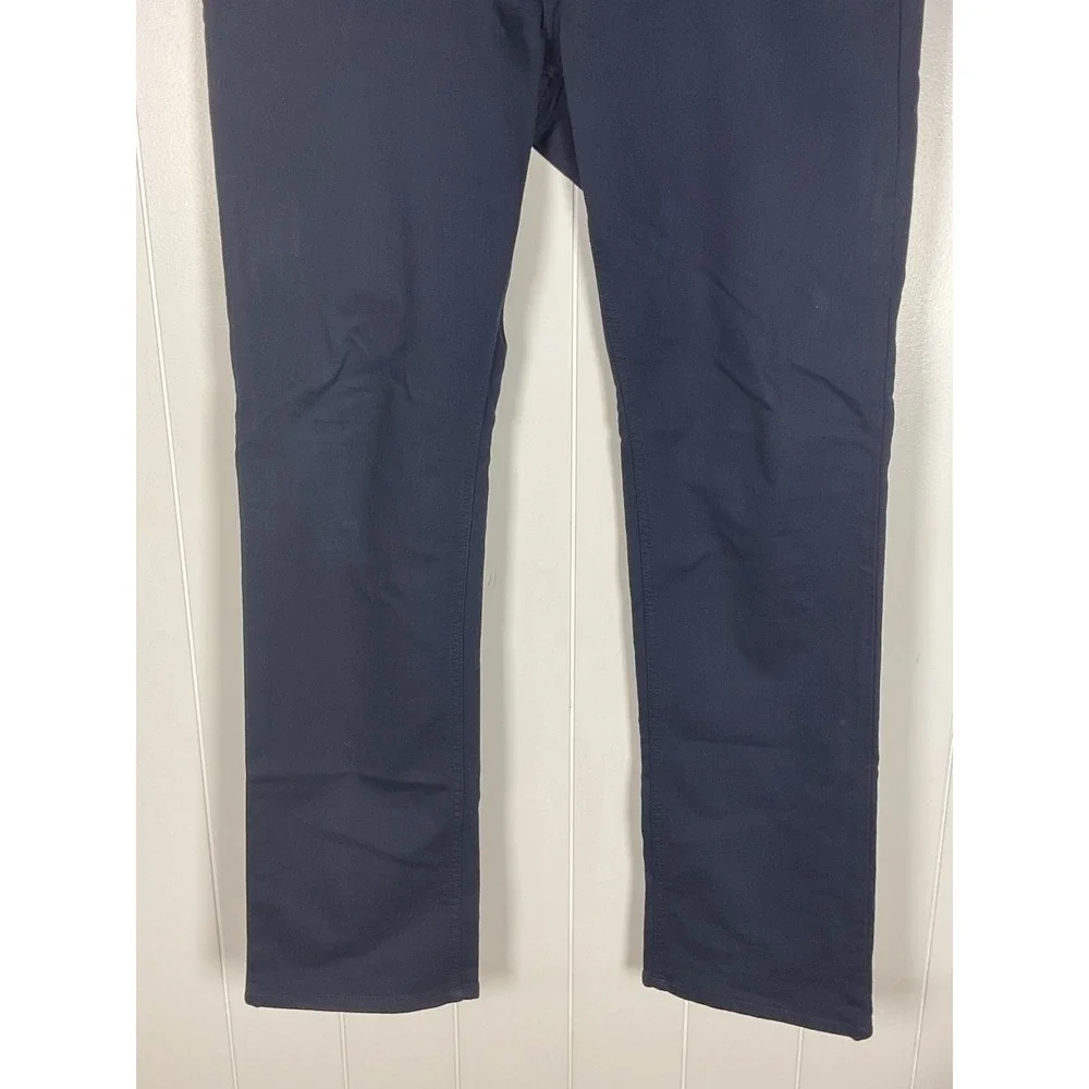 Banana Republic‎ Men's Traveler Navy Slim Fit 5 Pocket Pants SZ 35